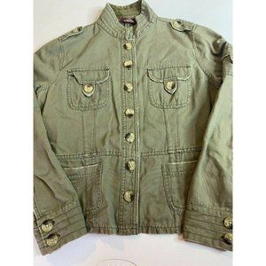 Vintage Jordache junior 7/8 olive green jacket